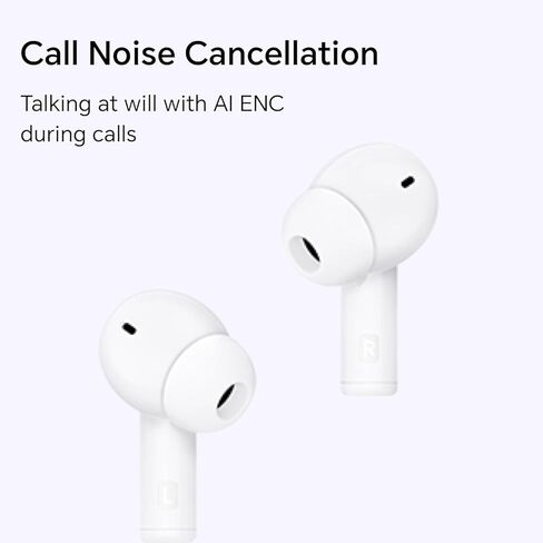 HONOR Choice X7 Lite Wireless Earbuds with Ear Hooks, Bluetooth 5.3 Headphones, ENC Noise Cancellation, IPX5 Waterproof, Deep Bass, Sports Earphones – White in Kuwait