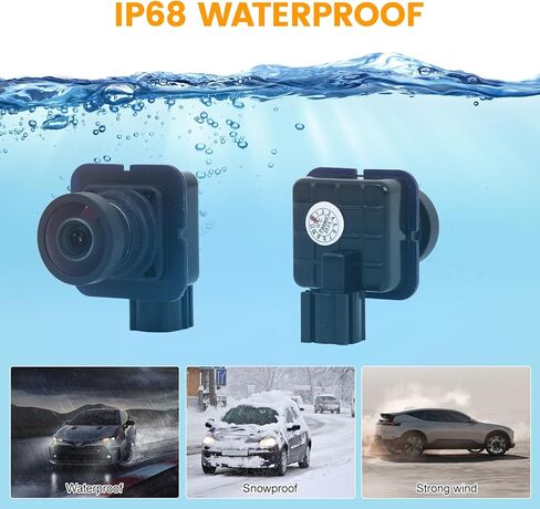Suzanne Rear Camera Without Cable Compatible with Maserati Ghibli 2017-2021,2.0L L4 3.0L V6,Replace 670039122 670104387 670104927 670104977 68325061AA in Kuwait