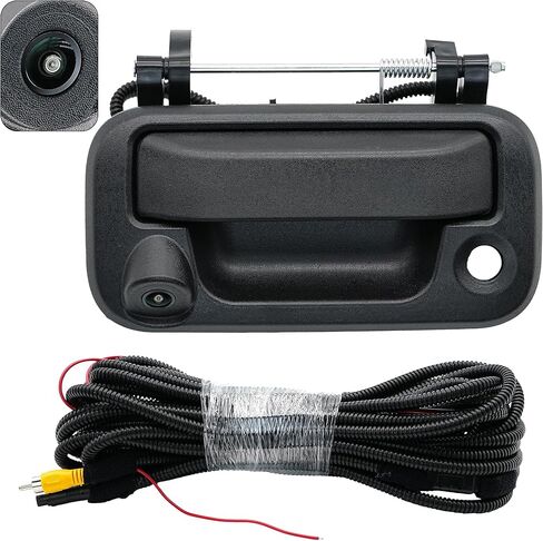 Backup Camera Tailgate Handle Compatible with 2005-2014 Ford F150, 2008-2016 F250 F350 F450 F550 Super Duty, 2007-2010 Explorer, 2006-2008 Lincoln 170° Viewing Angle Replaces# 8L3Z9943400AC in Kuwait