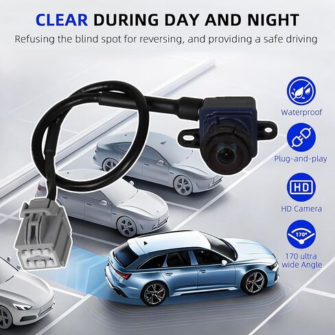 Rear View Backup Camera 56038990AA Compatible with Dodge Dart 2013 2014 2015 2016 Reverse Parking Assist Camera Replace OE 56038990AB 1WY78GW7AA 56038990AC in Kuwait