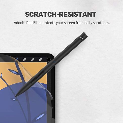 واقي شاشة adonit متوافق مع iPad Pro 11 بوصة (الجيل الثالث)، Apple iPad Pro 3rd للكتابة والرسم والرسم مثل ملمس الورق، مضاد للتوهج/بصمات الأصابع/الخدش in Kuwait