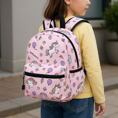 Cartoon Backpack Lightweight Daypack, Comfortable Casual Backpack with Padded Straps for Daily Use and Outings (Rose red) in Kuwait