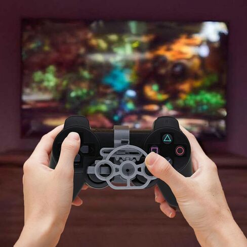 Enakshi Game Controller Mini عجلة القيادة المساعدة لجهاز PS3 Race Game باللون الرمادي in Kuwait