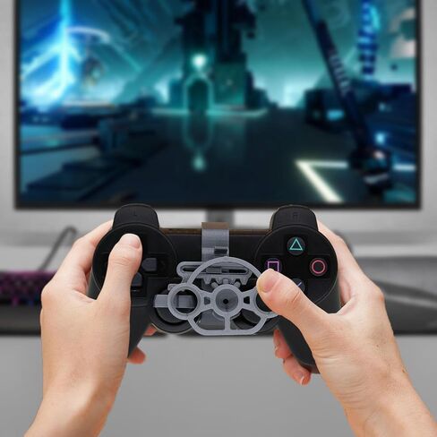 Enakshi Game Controller Mini عجلة القيادة المساعدة لجهاز PS3 Race Game باللون الرمادي in Kuwait