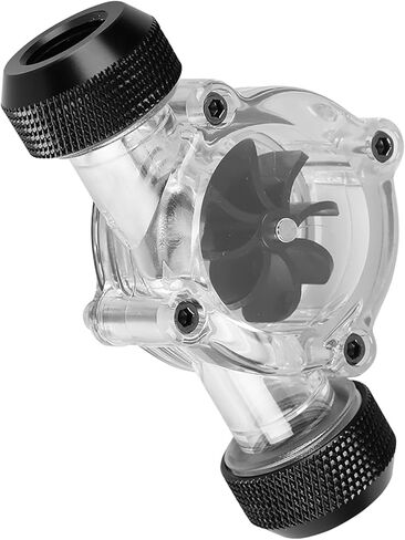 Flow Indicator, Water Cooling Flow Indicator Thread Port G1/4 Female to Female Flow Meter Indicator for PC Water Cooling 8 in Kuwait