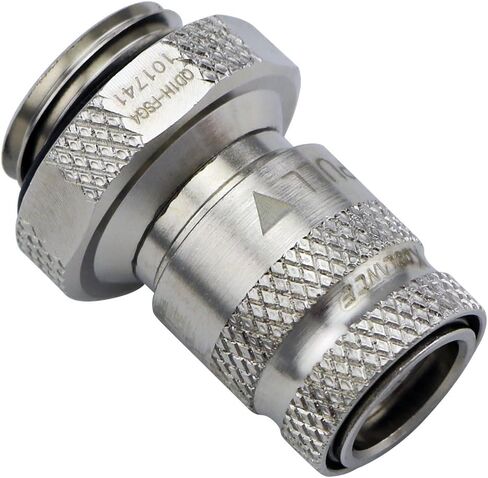 Koolance QD1H-FSG4 QD1H أنثى قطع اتصال سريع مانع للتسرب، ذكر ملولب، G 1/4 BSPP in Kuwait