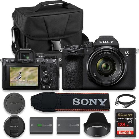 Sony Alpha 7 V Full-Frame Hybrid Mirrorless Camera with Sony FE 50-150mm f/2 GM Lens in Kuwait