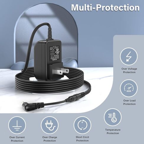 Power Cord Charger for Omron CompAir Compressor Comp A-I-R Kids NEC801KD NE-C801KD NE-C801 NE-C801LA NEC801 NE-C801S NEC801LA NE-C801S-KDE,Perfeidy UL 12V AC Adapter Power Supply in Kuwait