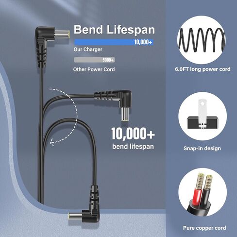 Power Cord Charger for Omron CompAir Compressor Comp A-I-R Kids NEC801KD NE-C801KD NE-C801 NE-C801LA NEC801 NE-C801S NEC801LA NE-C801S-KDE,Perfeidy UL 12V AC Adapter Power Supply in Kuwait