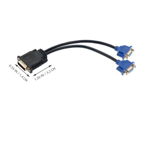 NUOBESTY Vga كابل مراقبة Vga مهائي كابلات ذكر إلى أنثى موصلات لأجهزة Thinkcentres Omninos Suncomputers in Kuwait