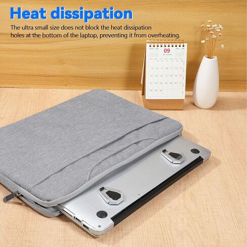 2pcs Adjustable Laptop Cooling Rack Metal Notebook Stand Portable Foldable Computer Support Holder for Office and Home Use, Silver Black in Kuwait