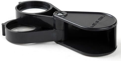 Handheld Portable Fold Optical Lens 10X Magnifying Glass in Kuwait