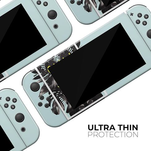Design Skinz - متوافق مع حزمة وحدة تحكم Nintendo Switch OLED - غطاء حماية من الفينيل مقاوم للخدش وقابل للإزالة - وقت الصيف النعناعي in Kuwait