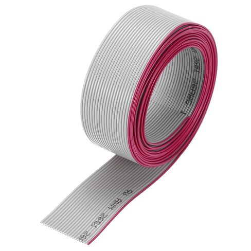 Generic 26AWG IDC Wire Flat Ribbon Cable 2m/6.6ft Length 1.27mm Pitch 20 Pin Gray for JTAG/ISP Connecting in Kuwait