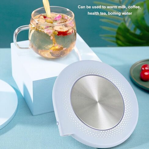 Coffee Mug Warmer,USB Cup Warmer for Desk 55°c Constant Temperature Electric Cup Wamer Milk Cup Heater Pad for Home Kitchen Office,Auto Shut Off for Tea Milk Hot Drinks Blue in Kuwait