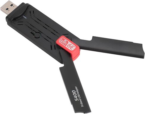 محول واي فاي USB بسرعة 5400 ميجابت في الثانية، محول شبكة لاسلكية WiFi 6E مع نطاق 2.4G 5G 6G USB3.0، لأجهزة الكمبيوتر المحمول المكتبية Wins 10 11 in Kuwait