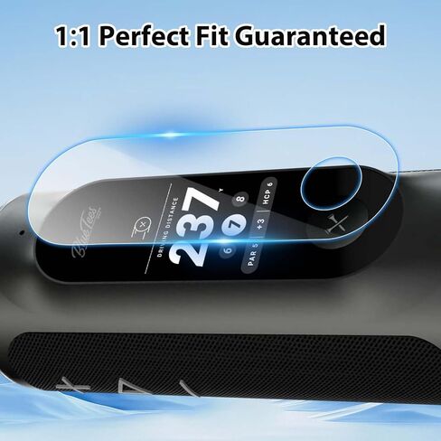 Karltys 2-Pack Screen Protector for Blue Tees Golf Player+ GPS Speaker — Tempered Glass, HD Clear, Anti-Scratch Screen Protector for Golf GPS speaker Accessories in Kuwait