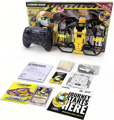HISINGY SKYbreaker لعبة طائرات بدون طيار للأطفال، طائرات بدون طيار صغيرة صغيرة داخلية للأعمار من 8-12 10-15 12-14 مع أضواء LED، 3 سرعات، أجزاء صغيرة للشحن، هدايا RC Quadcopter للأولاد والمبتدئين in Kuwait