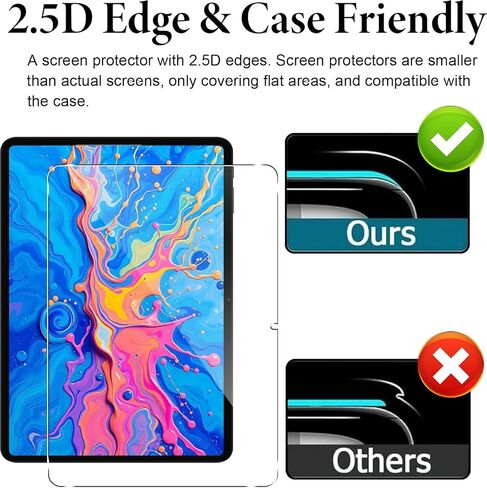 Murmure [2 Pack Screen Protector for TECLAST Art Pad Pro/TECLAST Artpadpro Android 15 Tablet, 9H Hardness [HD Clarity] Anti-Scratch Tempered Glass Screen Film,Easy Installation,Bubble Free in Kuwait