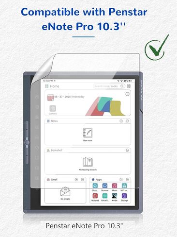 3-Pack Matte Screen Protector for Penstar eNote Pro 10.3 Inch,Matte Anti-Glare PET Film, Anti-Fingerprint & Scratch-Resistant for Natural Writing and Drawing in Kuwait