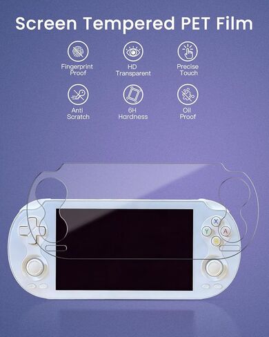 1 pack Screen Protector for ANBERNIC RG VITA Pro Handheld Game Console, Clear, Flex Film, Case Friendly,for ANBERNIC RG VITA Pro,HD Clarity in Kuwait