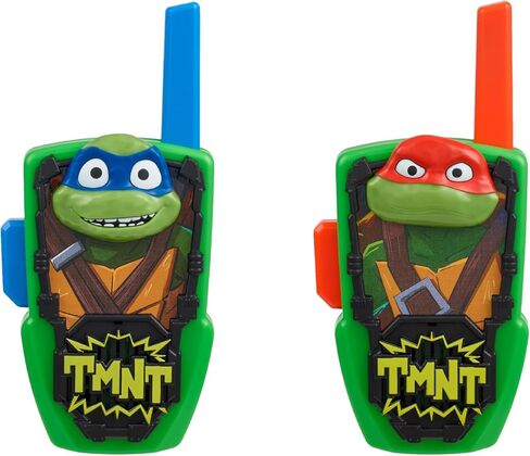 eKids Teenage Mutant Nina Turtles Toy Walkie Talkies للأطفال، ألعاب داخلية وخارجية مجانية للأولاد، مصممة لمحبي ألعاب سلاحف النينجا in Saudi Arabia