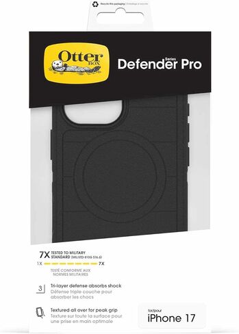 OtterBox Defender Series Pro Case for iPhone 17 in Black in Kuwait