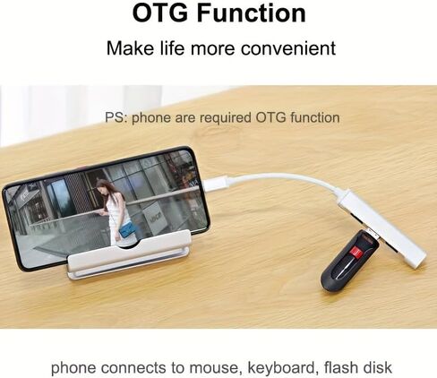 موزع USB 2.0 4 في 1 مع محول من النوع C إلى USB، متوافق مع أجهزة الكمبيوتر المحمولة والهواتف الذكية OTG، ماوس طابعة إيثرنت - شحن USB، تشغيل منخفض الجهد (أسود، UBS-C) in Kuwait