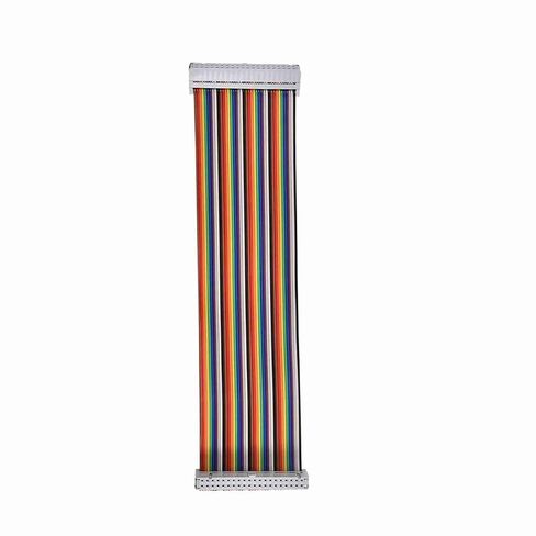 40Pin GPIO Adapter Cable,Rainbow Ribbon with Copper Core for High Conductivity and Durability,40Pin Female to Female Ribbon Cable,Compatible with Banana Pi Orange Pi 2 3 for Electr in Kuwait