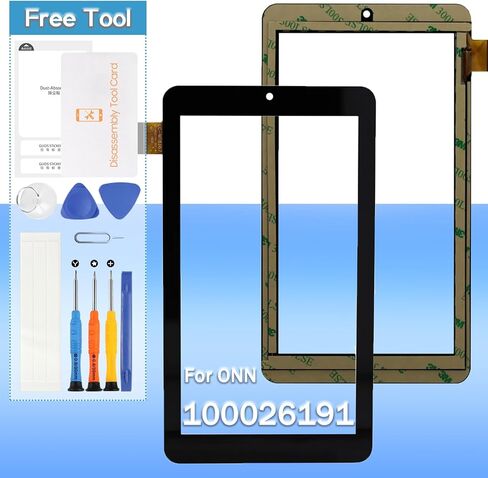 Yondista for ONN Tablet 7" 100026191 PX897A022 Touch Screen Digitizer Front Glass Touch Panel Replacement with Tools(Not Include LCD) in Kuwait
