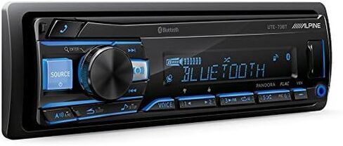 جهاز استقبال بلوتوث Alpine UTE-73BT (بدون قرص مضغوط)، وزوجين من مكبرات الصوت المحورية 43CSC654 مقاس 6.5 بوصة in Kuwait