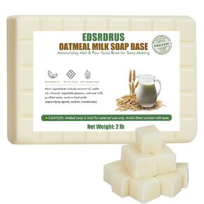 EDSRDRUS 1LB Honey Glycerin Soap Base DIY Handmade Soap Add Natural Honey, Moisturizing Melt and Pour Soap Base for Soap Making 1pack, 16oz(1LB, Honey) in Kuwait