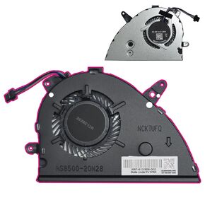 مروحة بديلة لتبريد وحدة المعالجة المركزية متوافقة مع HP Pavilion 15-cw 15-cs Serie 15-cs3153cl 15-cs0085cl 15-cw1063wm / L27902-001 L25584-001 L25588-001 Serie P/N NS85B00-17K24 L25584-001 in Kuwait