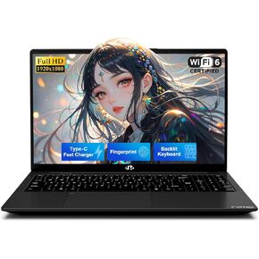 كمبيوتر محمول NIMO مقاس 15.6 بوصة بدقة FHD، الجيل الثالث عشر من Intel Twin Lake (حتى 3.6 جيجا هرتز Beat i3-10110U) وذاكرة الوصول العشوائي 16 جيجا بايت و512 جيجا بايت SSD للطلاب والمكتب مع ضمان لمدة عامين 65 وات من النوع C، وبطارية 53.58 وات في الساعة بصمة in Kuwait