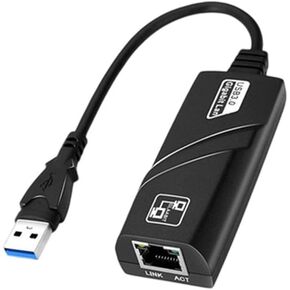 محول USB-C إلى إيثرنت من الألومنيوم الأنيق - وصلة شبكة سلكية بسرعة 100 ميجابت في الثانية للعمل - USB 1000 ميجابت في الثانية in Kuwait