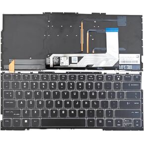 لوحة مفاتيح بديلة بإضاءة خلفية للكمبيوتر المحمول HP Omen Transcend 14-FB 14-FB0000 14-FB0000CA 14-FB0008CA 14-FB0013DX 14-FB0023DX 14-FB0097NR in Kuwait