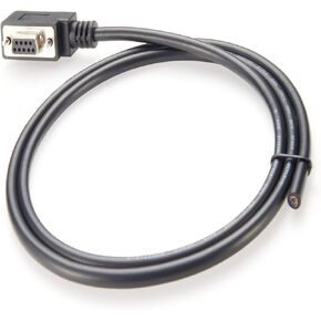 DB9 RS232 Serial 90 Degree Right Angle Low Profile for D-Sub 9 Pin Female Single Ended Communication for Computers CNC Switches PLC(4Pin Down) in Kuwait