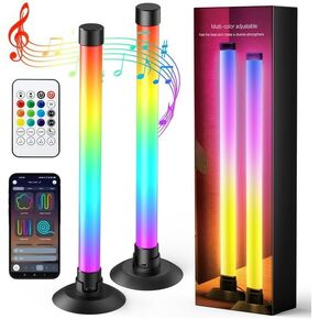 Ledagic Led Light Bar مع مزامنة الموسيقى، تطبيق الإضاءة الخلفية للتلفزيون المتغير اللون وجهاز التحكم عن بعد، IC+RGB & W Smart RGB Light Bar، أضواء LED تعمل بمنفذ USB للتلفزيون، ملحقات ألعاب الإضاءة الخلفية لشاشة غرفة الكمبيوتر in Kuwait