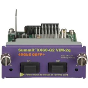 سلسلة Extreme Networks 16710 X460-G2 VIM-2Q 2X 40GbE QSFP + وحدة التوسعة (متجددة) in Kuwait