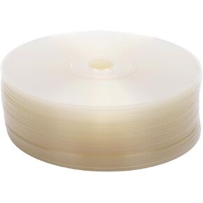 RIZGHWOY 30PCS Clear CD for Painting, 12cm Transparent Blank CDs for DIY Craft Room Decor Party Supplies, for Wall Art Disco Xmas Birthday in Saudi Arabia