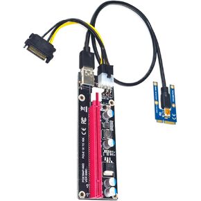 DAGIJIRD MINI PCI-E Riser Board PCIe إلى PCI Express 16X Riser لأجهزة الكمبيوتر المحمول بطاقة الرسومات الخارجية EXP GDC BTC MPCIe إلى بطاقة تعدين فتحة PCI-E in Kuwait
