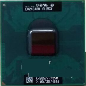 وحدة المعالجة المركزية للكمبيوتر المحمول P7350 2.0 / 3M 1066 PGA النسخة الرسمية من معالج وحدة المعالجة المركزية Spot SLB53 الأصلي in Kuwait