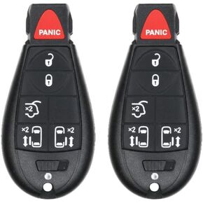 Key Fob Replacement Compatible with Town & Country 2008-2016 FCC IYZ-C01C IYZC01C Part Number 56046704 56046704AG 56046705 56046705AG Pack of 2 in Saudi Arabia