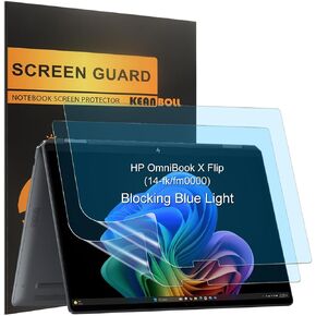 KEANBOLL 3 Pack Anti Blue Light Glare (Matte) Screen Protector for 2025 HP OmniBook X Flip 14" 2-in-1 Touchscreen Laptop (14-fm0047nr 14t-fm000 14-fk0047nr 14z-fk000) in Kuwait
