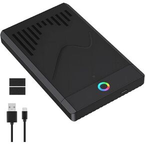 Type-C RGB Hard Drive Enclosure Sliding Cover Up to 5Gbps Data Transfer for 2.5" SATA I/II/III HDD & SSD in Kuwait