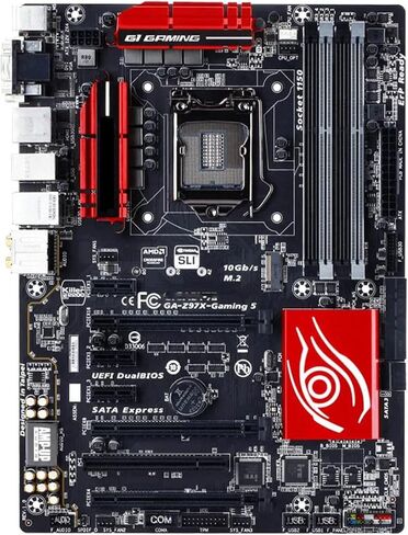 لوحات أم للكمبيوتر مناسبة لألعاب Gigabyte Z97X 5 لوحة أم للكمبيوتر USB3.0 SATAIII LGA 1150 DDR3 Z97 لوحة رئيسية لسطح المكتب in Kuwait