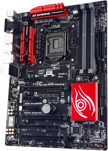 لوحات أم للكمبيوتر مناسبة لألعاب Gigabyte Z97X 5 لوحة أم للكمبيوتر USB3.0 SATAIII LGA 1150 DDR3 Z97 لوحة رئيسية لسطح المكتب in Kuwait