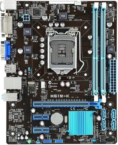 اللوحات الأم للكمبيوتر H61M-K اللوحة الأم مناسبة للوحة الأم ASUS H61M-K DDR3 LGA 1155 PCI-E 3.0 Micro ATX تدعم Core i5-2300 Core i5-3570 CPU in Kuwait