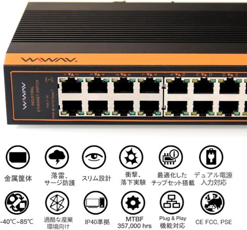 W1005-5FE-I محولات إيثرنت صناعية غير مُدارة ذات 5 منافذ بسرعة 10/100 ميجا بت في الثانية مع سكة ​​DIN/حامل على الحائط (مدرج في قائمة UL، IP40، -40~85 درجة مئوية) in Kuwait