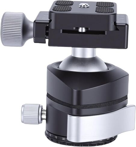 Naroote Quick Lock Ball Head 32mm Tripod Ball Head, High Load Capacity, Professional Dual Locking for DSLR & Mirrorless Camera in Kuwait
